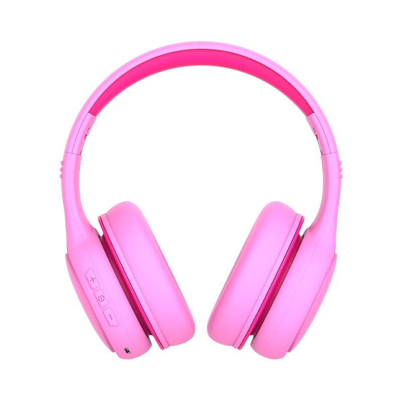 Auriculares Stereo Bluetooth Cascos Infantiles COOL Kids Rosa